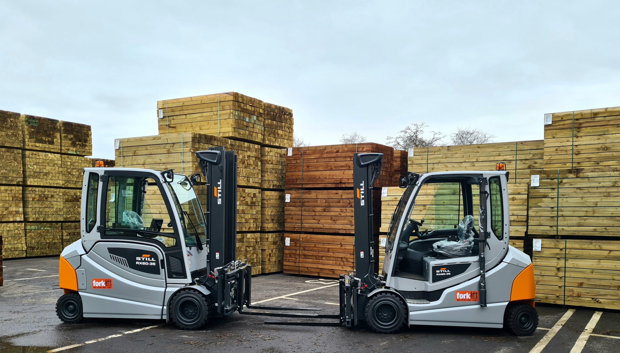 New forklift trucks enter service